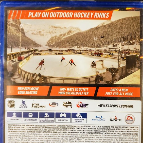 PS4 EA Sports NHL 19 Video Game E 10+ Brand New Factory Sealed Play Station 4 - Picture 3 of 4